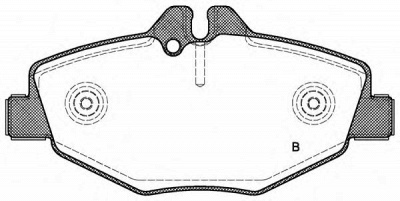 OPEN PARTS bpa099002 -  Комплект тормозных колодок, дисковый тормоз